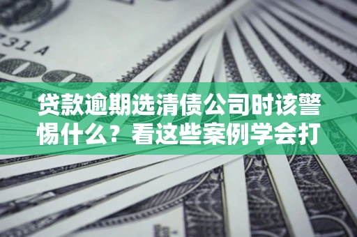 济南贷款逾期选清债公司时该警惕什么？看这些案例学会打翻身仗