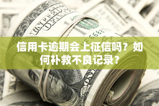 济南信用卡逾期会上征信吗？如何补救不良记录？