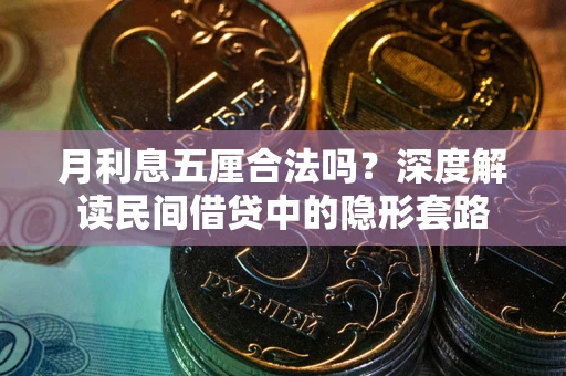 济南月利息五厘合法吗？深度解读民间借贷中的隐形套路