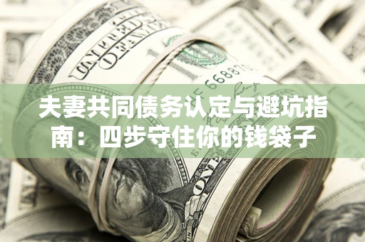 济南夫妻共同债务认定与避坑指南：四步守住你的钱袋子